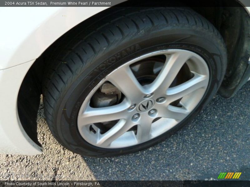 Premium White Pearl / Parchment 2004 Acura TSX Sedan