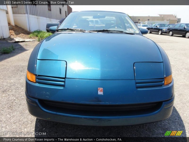 Blue Green / Tan 1993 Saturn S Series SC2 Coupe