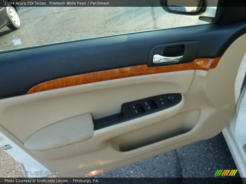 Premium White Pearl / Parchment 2004 Acura TSX Sedan