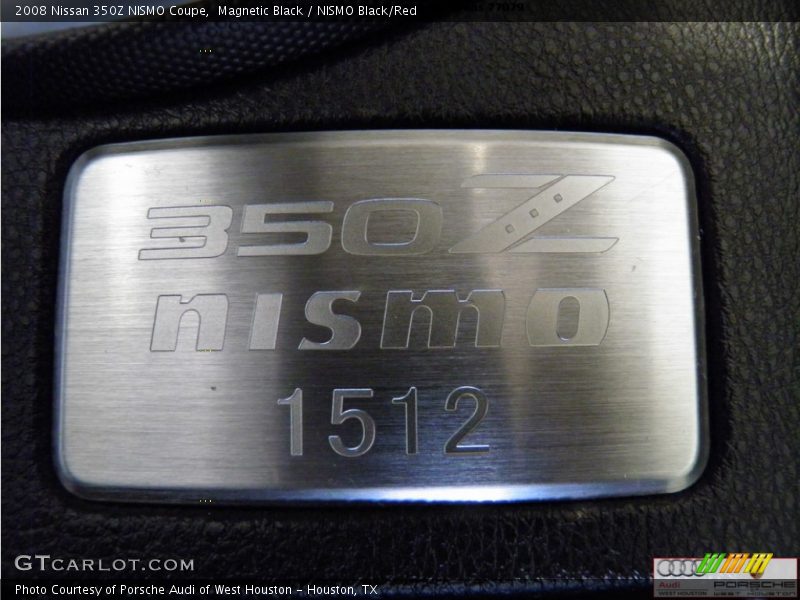Magnetic Black / NISMO Black/Red 2008 Nissan 350Z NISMO Coupe