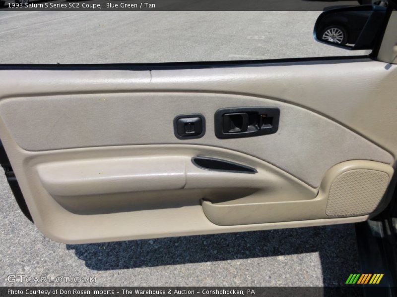 Blue Green / Tan 1993 Saturn S Series SC2 Coupe