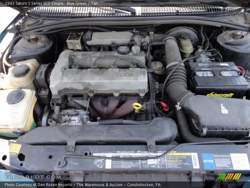 Blue Green / Tan 1993 Saturn S Series SC2 Coupe
