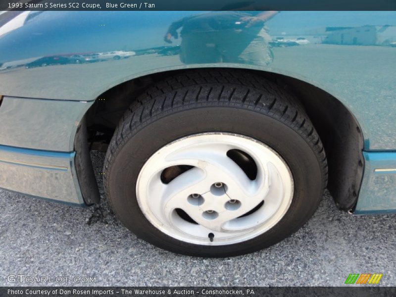 Blue Green / Tan 1993 Saturn S Series SC2 Coupe
