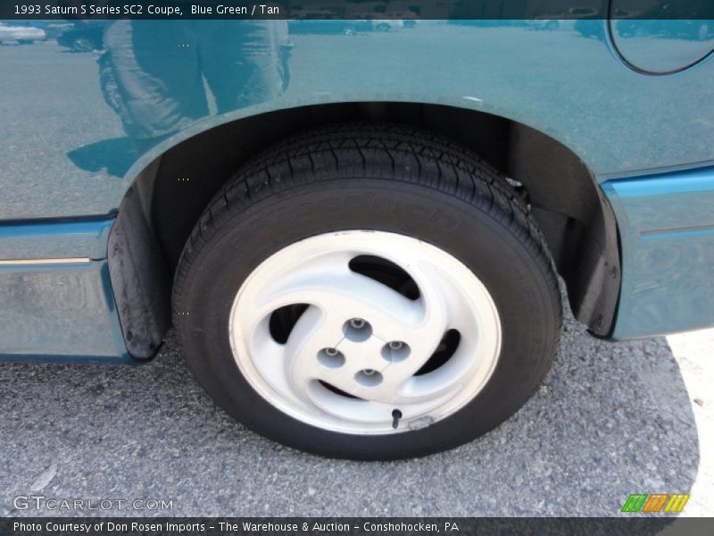 Blue Green / Tan 1993 Saturn S Series SC2 Coupe