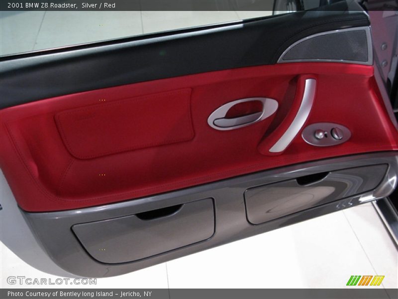 Silver / Red 2001 BMW Z8 Roadster