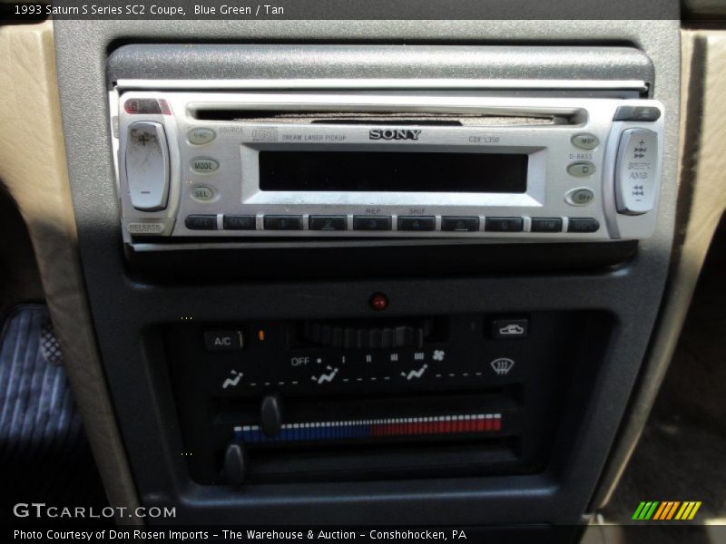 Blue Green / Tan 1993 Saturn S Series SC2 Coupe