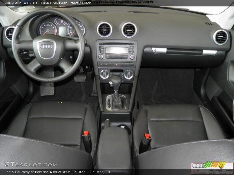 Lava Grey Pearl Effect / Black 2009 Audi A3 2.0T