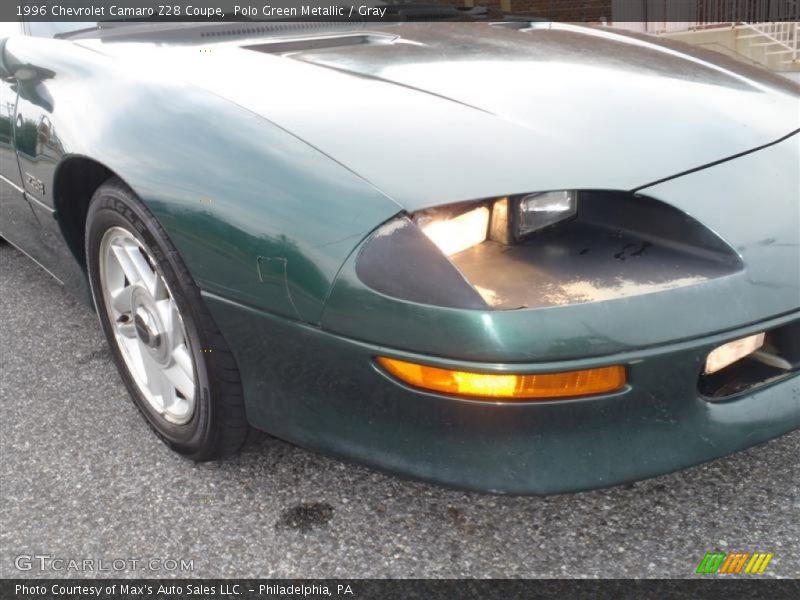 Polo Green Metallic / Gray 1996 Chevrolet Camaro Z28 Coupe