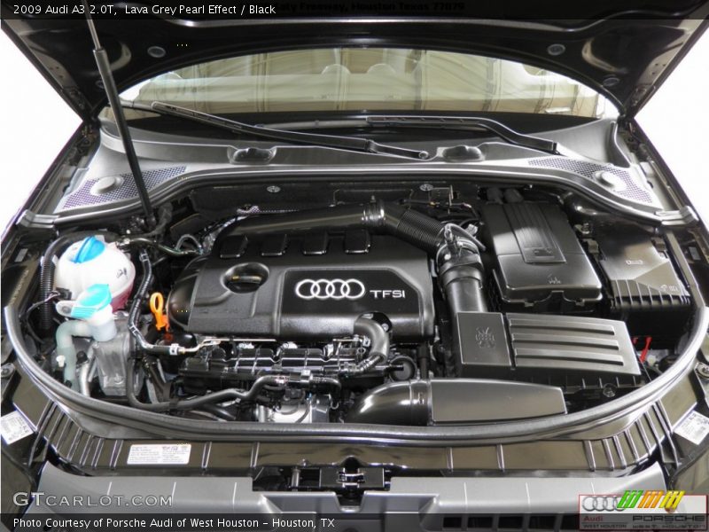 Lava Grey Pearl Effect / Black 2009 Audi A3 2.0T