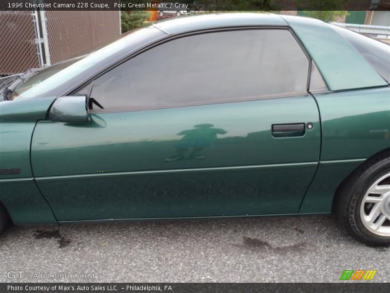 Polo Green Metallic / Gray 1996 Chevrolet Camaro Z28 Coupe