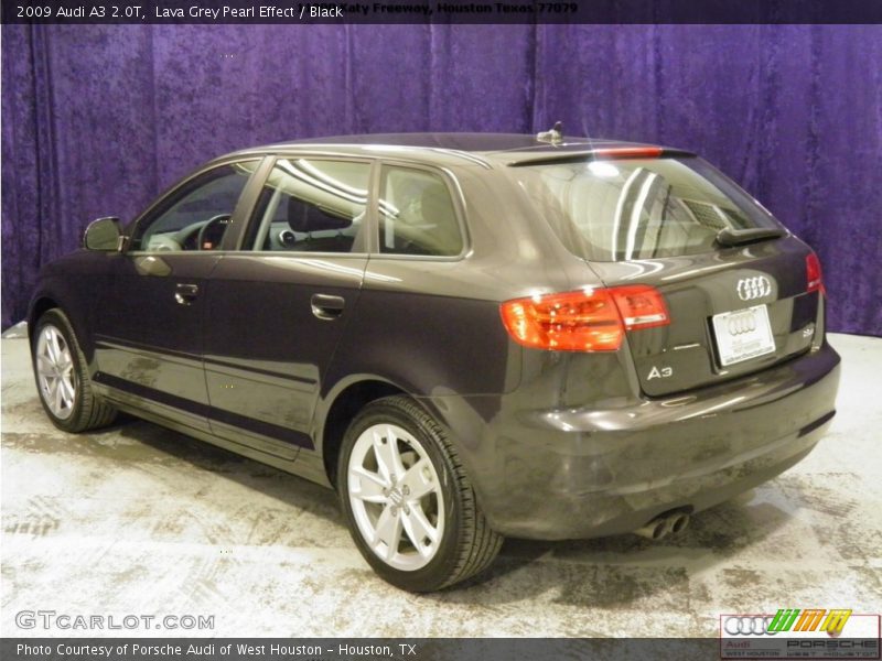Lava Grey Pearl Effect / Black 2009 Audi A3 2.0T