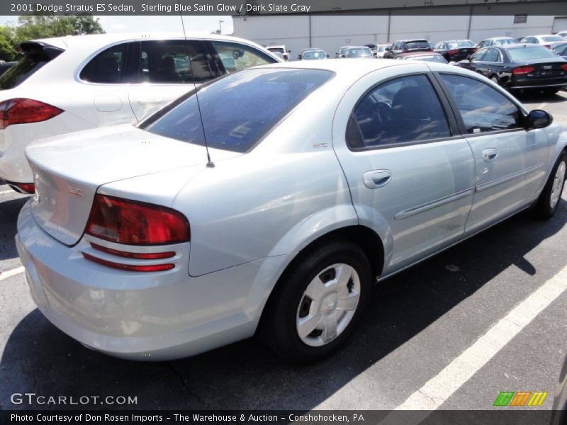 Sterling Blue Satin Glow / Dark Slate Gray 2001 Dodge Stratus ES Sedan