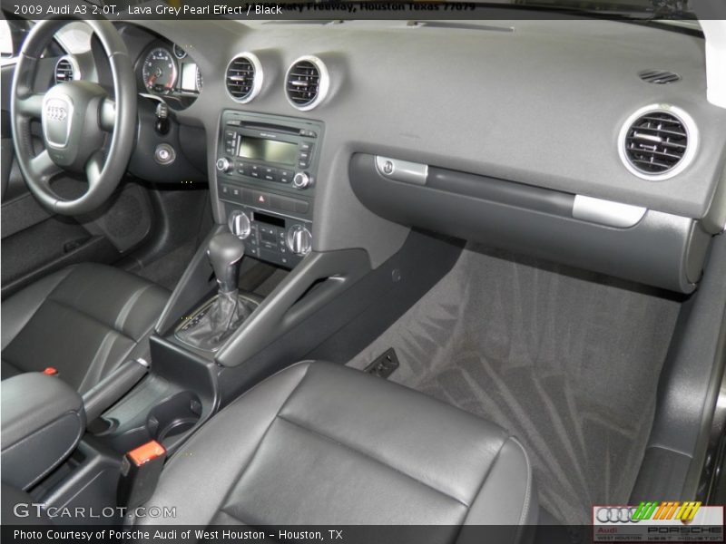 Lava Grey Pearl Effect / Black 2009 Audi A3 2.0T