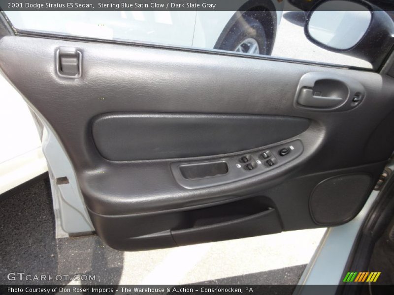 Sterling Blue Satin Glow / Dark Slate Gray 2001 Dodge Stratus ES Sedan