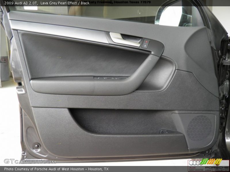 Lava Grey Pearl Effect / Black 2009 Audi A3 2.0T