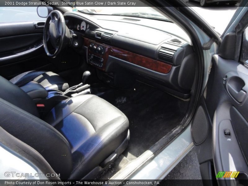 Sterling Blue Satin Glow / Dark Slate Gray 2001 Dodge Stratus ES Sedan