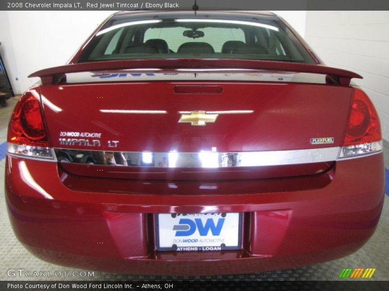 Red Jewel Tintcoat / Ebony Black 2008 Chevrolet Impala LT