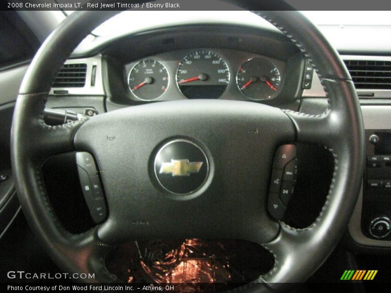 Red Jewel Tintcoat / Ebony Black 2008 Chevrolet Impala LT