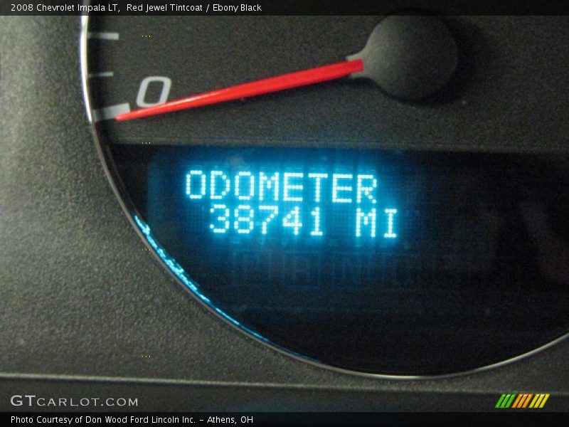 Red Jewel Tintcoat / Ebony Black 2008 Chevrolet Impala LT