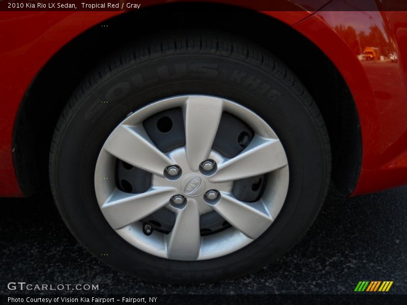 Tropical Red / Gray 2010 Kia Rio LX Sedan