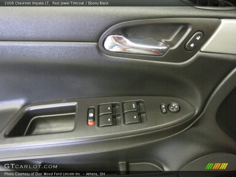 Red Jewel Tintcoat / Ebony Black 2008 Chevrolet Impala LT