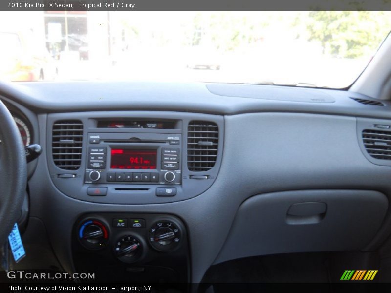 Tropical Red / Gray 2010 Kia Rio LX Sedan