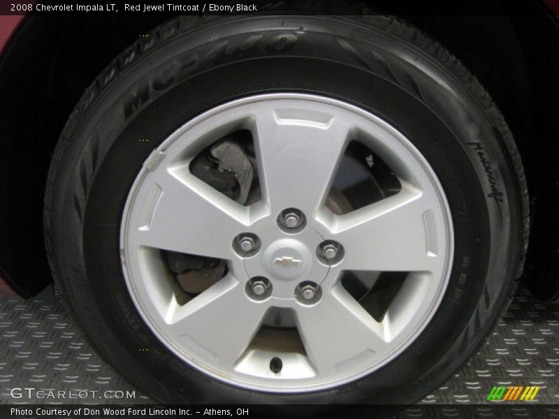 Red Jewel Tintcoat / Ebony Black 2008 Chevrolet Impala LT