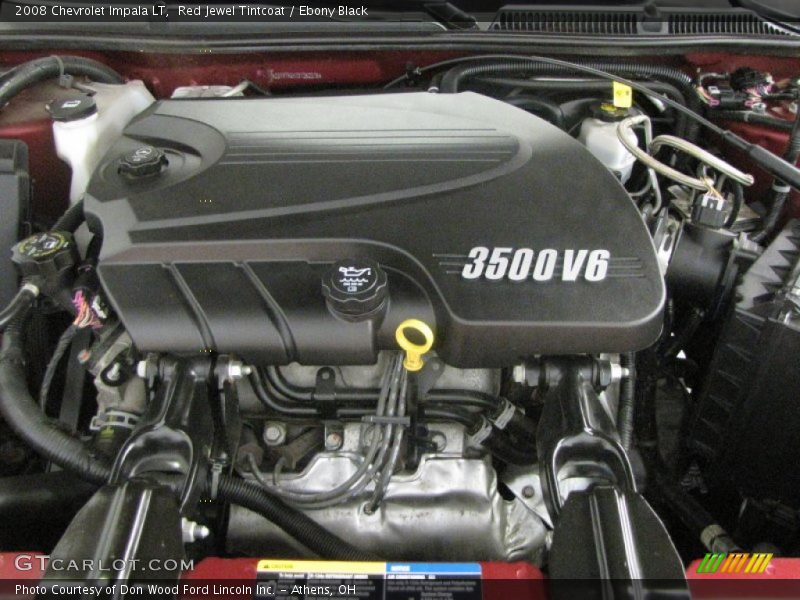 Red Jewel Tintcoat / Ebony Black 2008 Chevrolet Impala LT