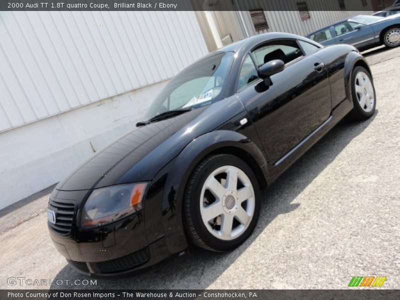 Brilliant Black / Ebony 2000 Audi TT 1.8T quattro Coupe