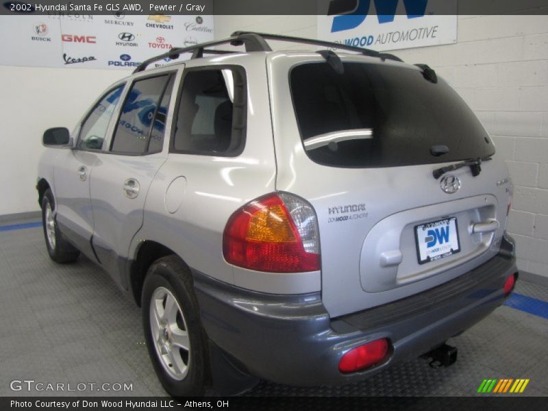Pewter / Gray 2002 Hyundai Santa Fe GLS AWD