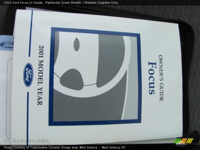 Rainforest Green Metallic / Medium Graphite Grey 2001 Ford Focus LX Sedan