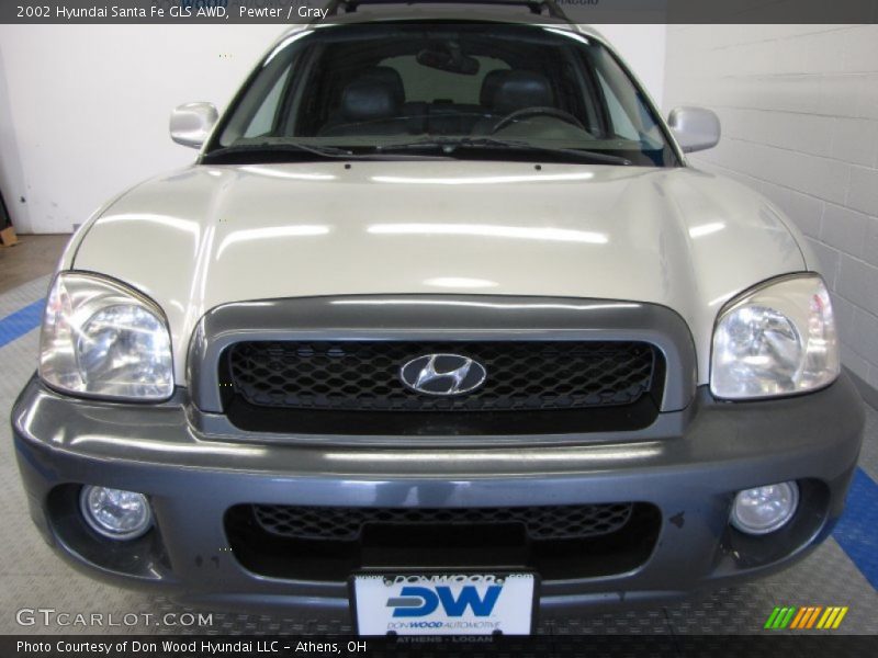 Pewter / Gray 2002 Hyundai Santa Fe GLS AWD