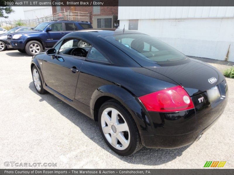 Brilliant Black / Ebony 2000 Audi TT 1.8T quattro Coupe