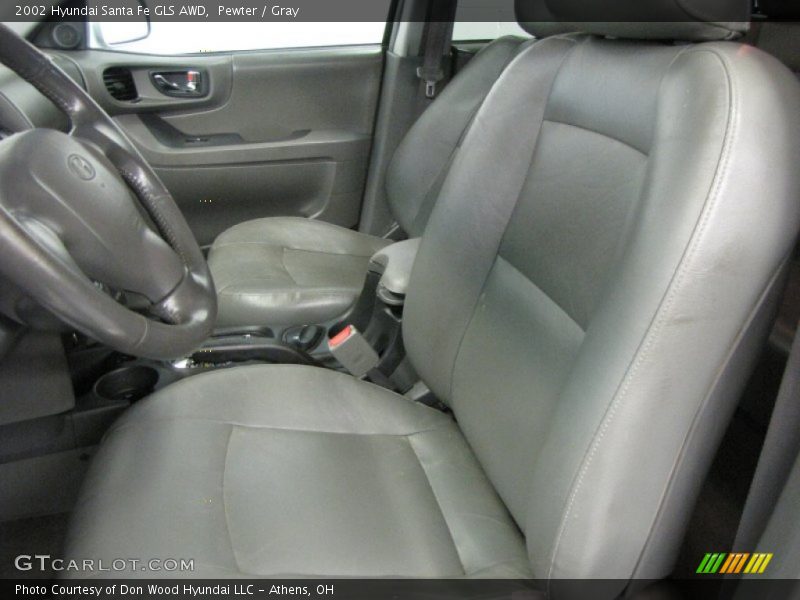 Pewter / Gray 2002 Hyundai Santa Fe GLS AWD