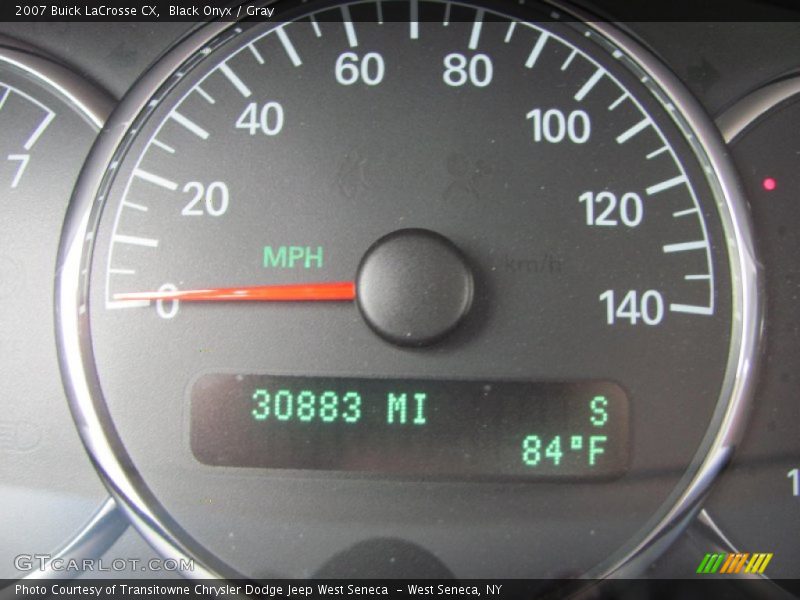 Black Onyx / Gray 2007 Buick LaCrosse CX