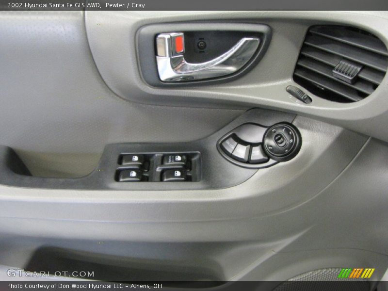 Pewter / Gray 2002 Hyundai Santa Fe GLS AWD