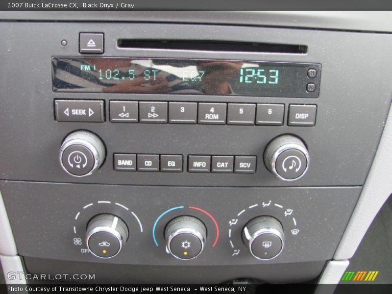 Black Onyx / Gray 2007 Buick LaCrosse CX