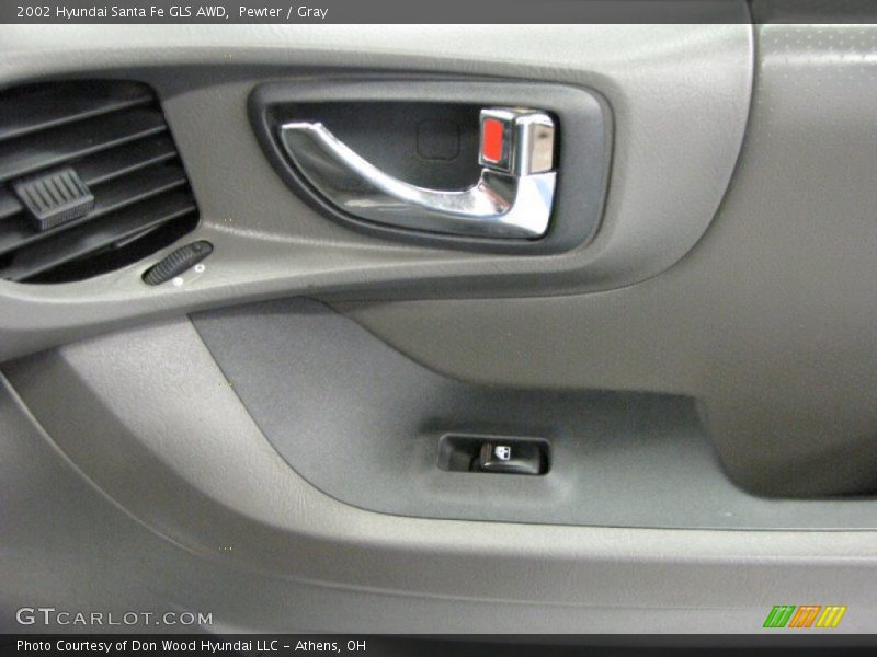 Pewter / Gray 2002 Hyundai Santa Fe GLS AWD