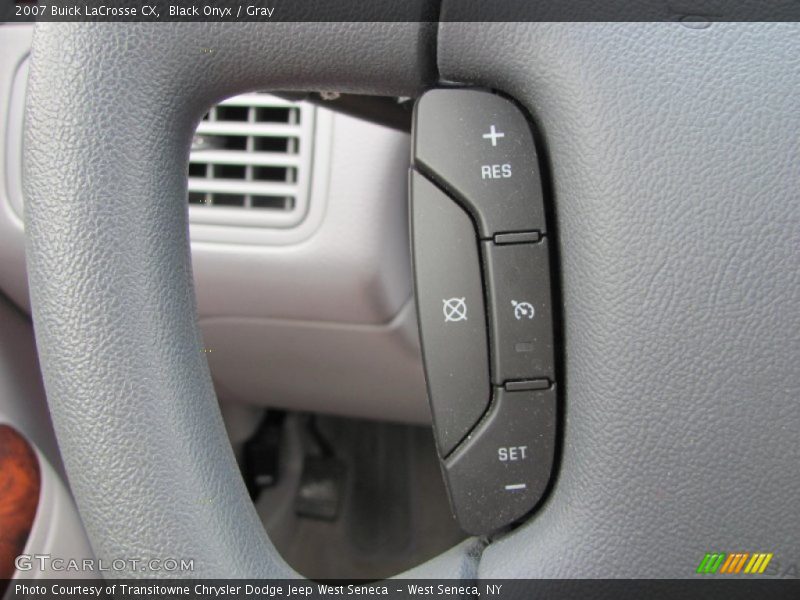 Black Onyx / Gray 2007 Buick LaCrosse CX