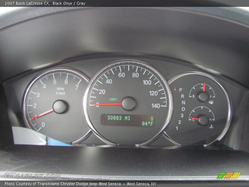 Black Onyx / Gray 2007 Buick LaCrosse CX