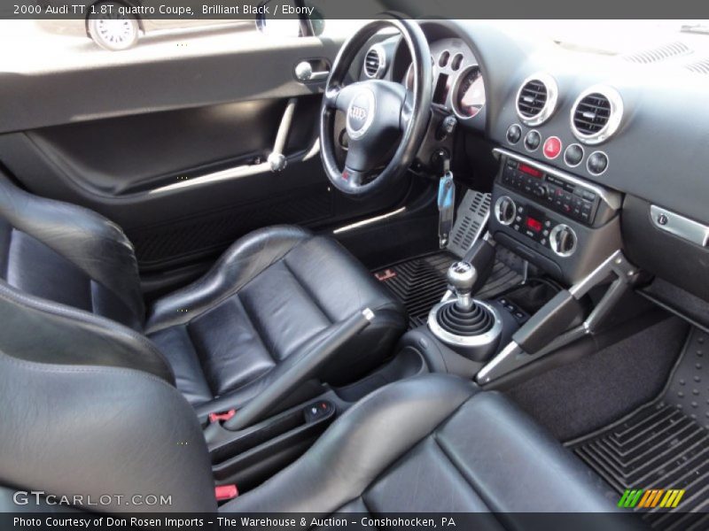  2000 TT 1.8T quattro Coupe Ebony Interior