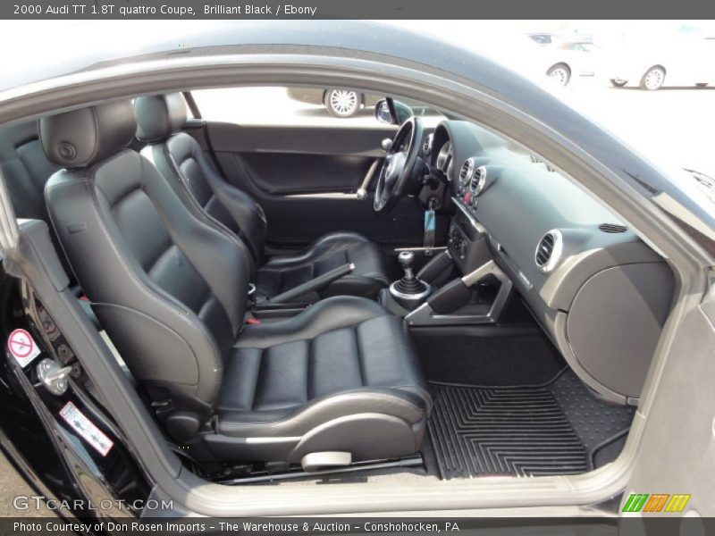  2000 TT 1.8T quattro Coupe Ebony Interior
