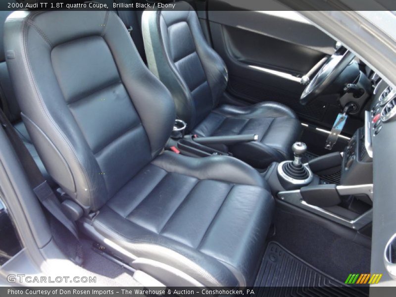  2000 TT 1.8T quattro Coupe Ebony Interior