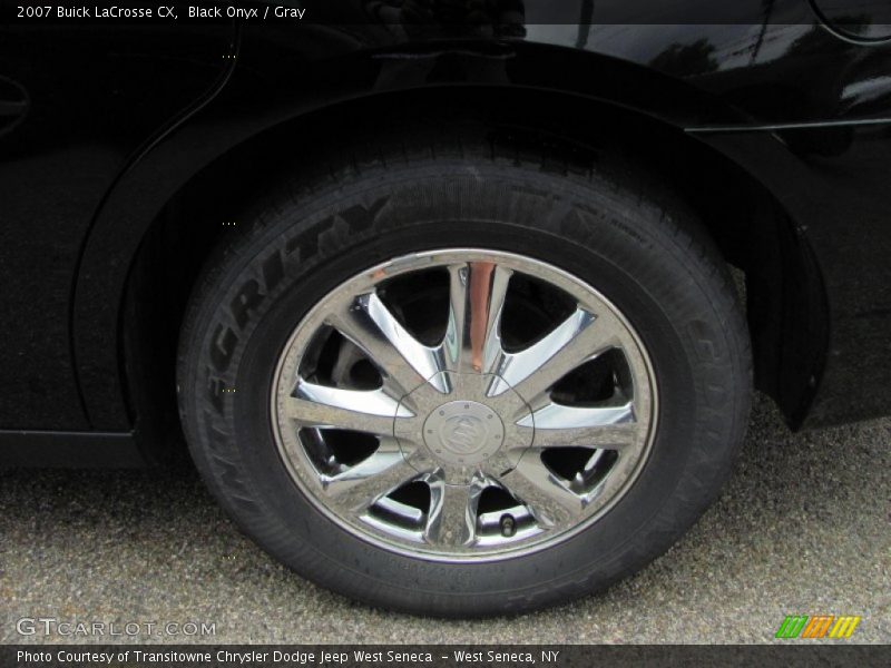 Black Onyx / Gray 2007 Buick LaCrosse CX