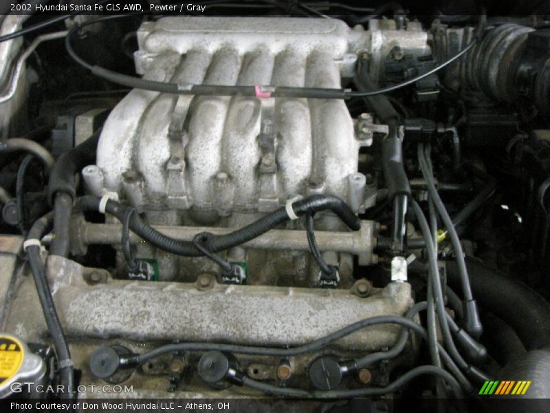 Pewter / Gray 2002 Hyundai Santa Fe GLS AWD