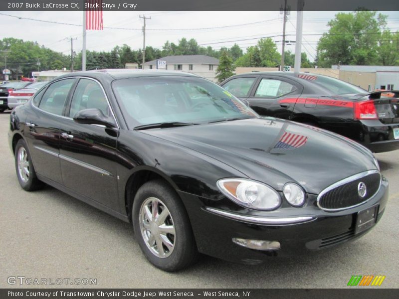 Black Onyx / Gray 2007 Buick LaCrosse CX