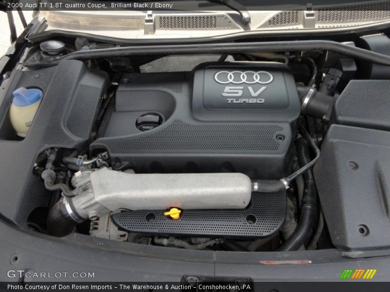  2000 TT 1.8T quattro Coupe Engine - 1.8 Liter Turbocharged DOHC 20-Valve 4 Cylinder