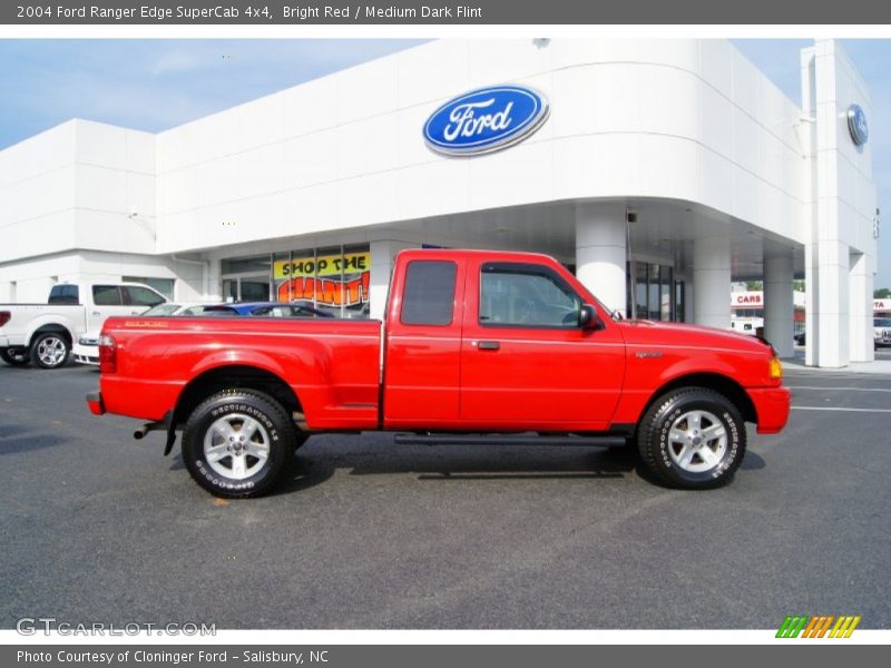 Bright Red / Medium Dark Flint 2004 Ford Ranger Edge SuperCab 4x4
