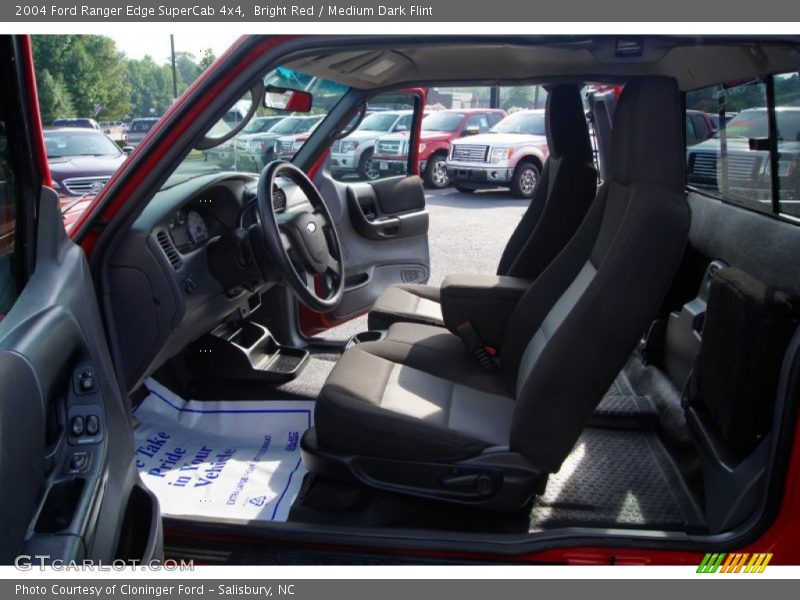 Bright Red / Medium Dark Flint 2004 Ford Ranger Edge SuperCab 4x4