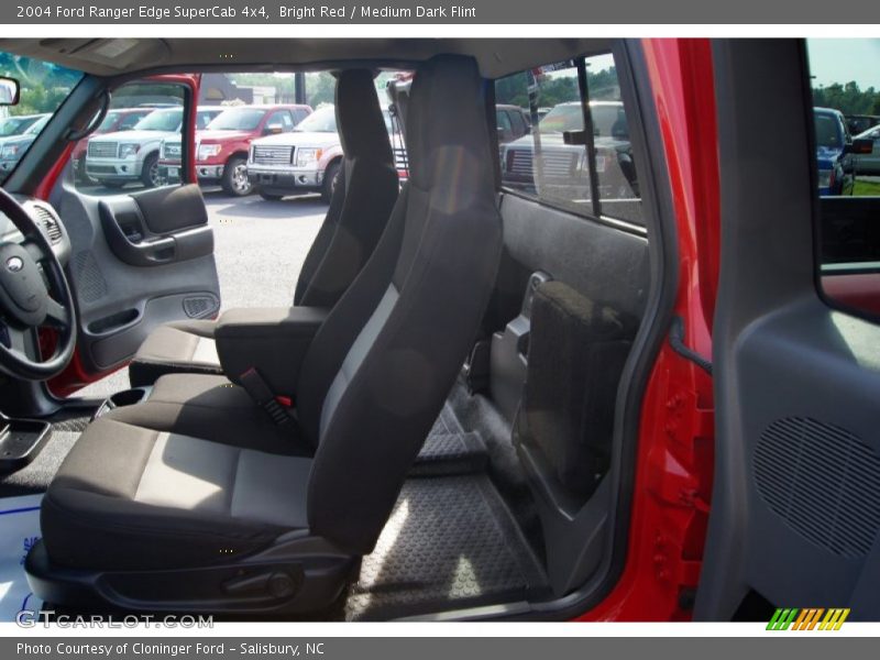 Bright Red / Medium Dark Flint 2004 Ford Ranger Edge SuperCab 4x4